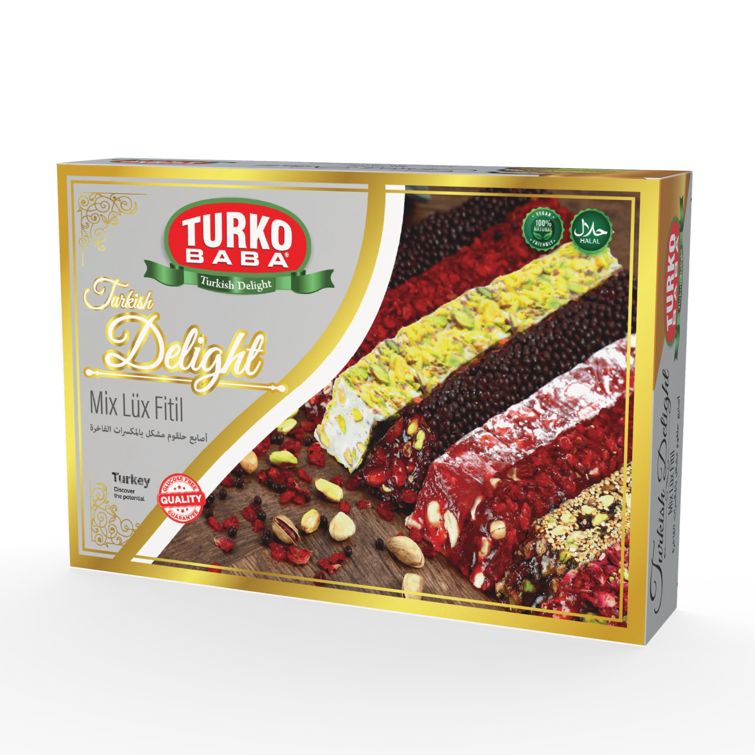 PAKET LOKUM - 225 GR - LÜX KARIŞIK FİTİL L168